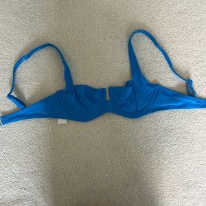 NWT blue aerie bikini top. Size 32C